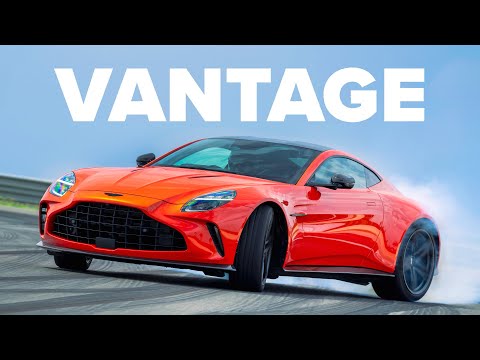 Aston Martin Vantage (2024) review: thumping V8 sports car thrashed on road and track